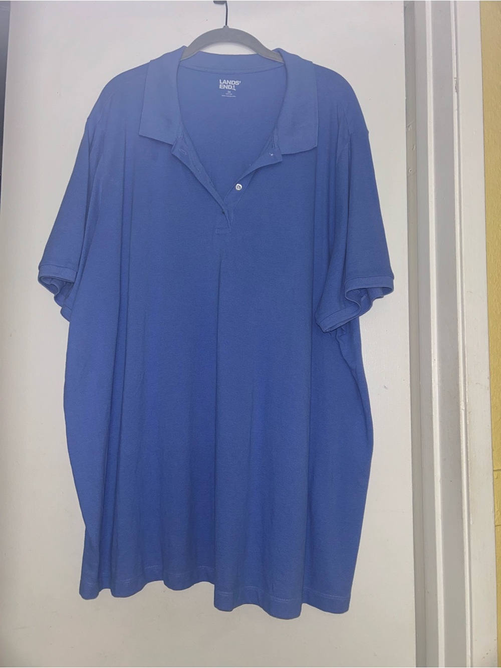 Lands' End Men's Royal Blue Polo Shirt
